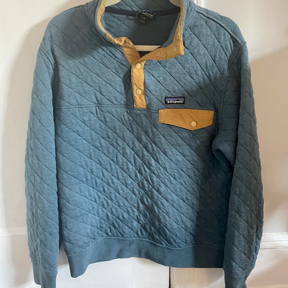 Men's Patagonia Organic Cotton Quilt Snap-T® Pullover